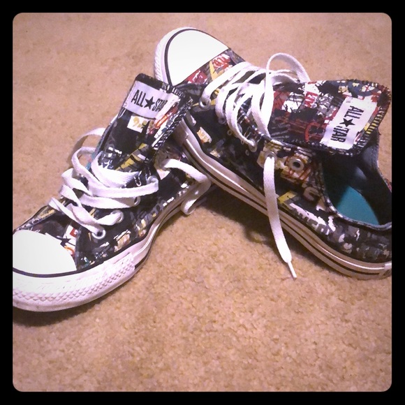 Converse Shoes - Graffiti converse sneakers